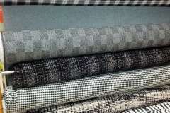 Abbigliamento lana cotta geometrica